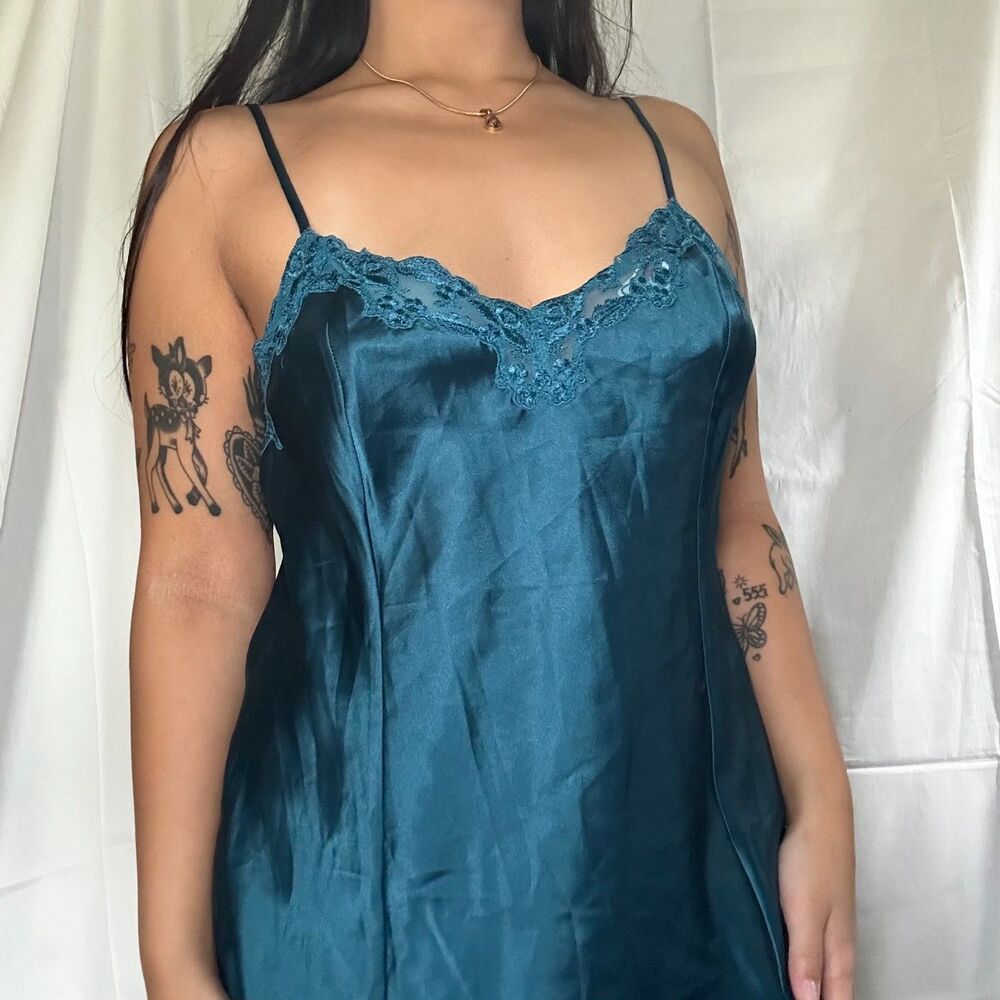 silky lace 90s victorias secret slip